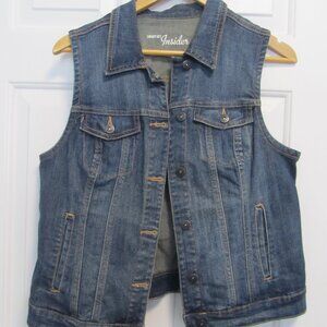 Smart Set Denim Vest in Blue